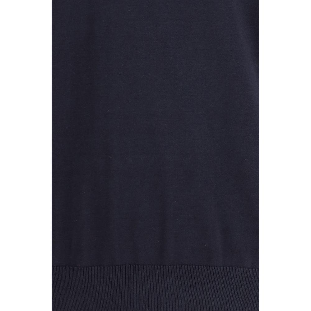 Laneus Blue Cotton Sweatshirt