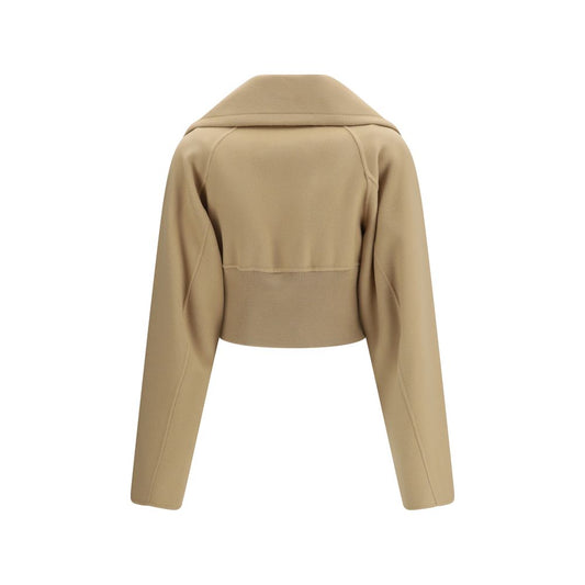 Max Mara Beige Fleece Wool Clothing