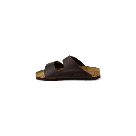Birkenstock Brown Synthetic Slippers