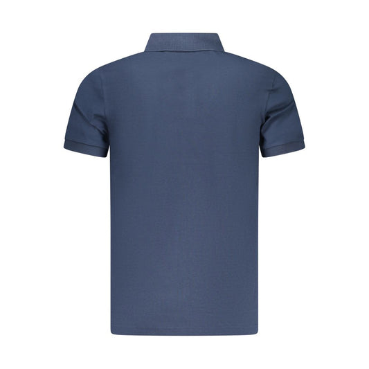 Hugo Boss Blue Cotton Men Polo Shirt
