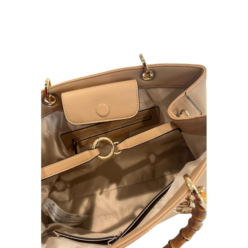 Twinset Brown PU Women Handbag