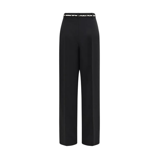 Max Mara Black Triacetate Casual Pants