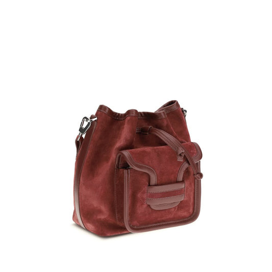 Pierre Hardy Bordeaux Calf Leather Bos Taurus Backet Bag
