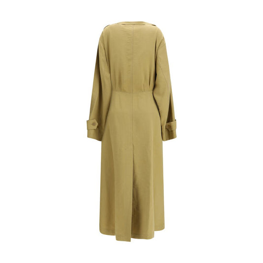 Petar Petrov Beige Lyocell Trench Coat