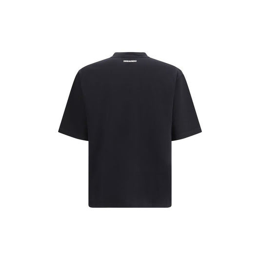 Dsquared² Black Cotton T-Shirt