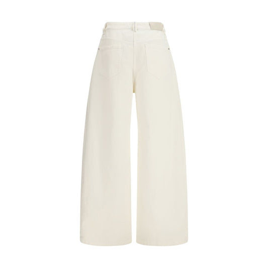 Brunello Cucinelli Beige Cotton Pants