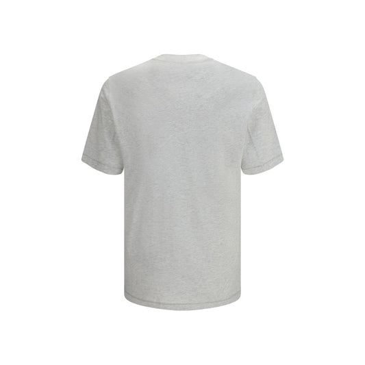 Brunello Cucinelli Gray Cotton T-Shirt