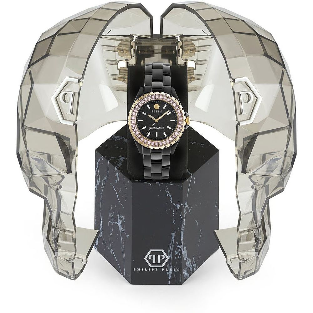 Philipp Plein Black Ceramic Dress Watch