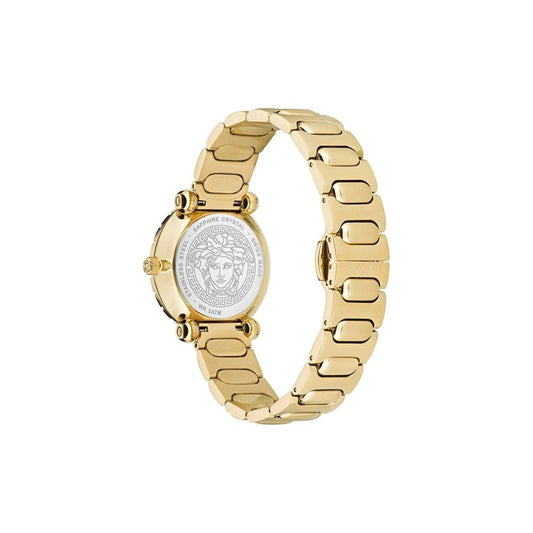 Versace Gold Stainless Steel Dress Watch
