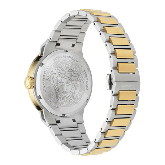 Versace Gold Stainless Steel Dress Watch