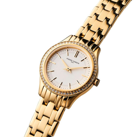 Pierre Cardin Gold Stainless Steel Dress Watch