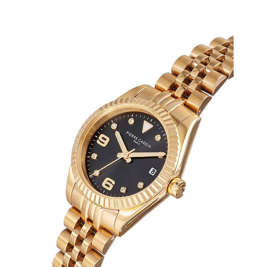 Pierre Cardin Gold Stainless Steel Dress Watch