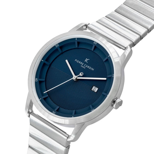 Pierre Cardin Gray Stainless Steel Dress Watch