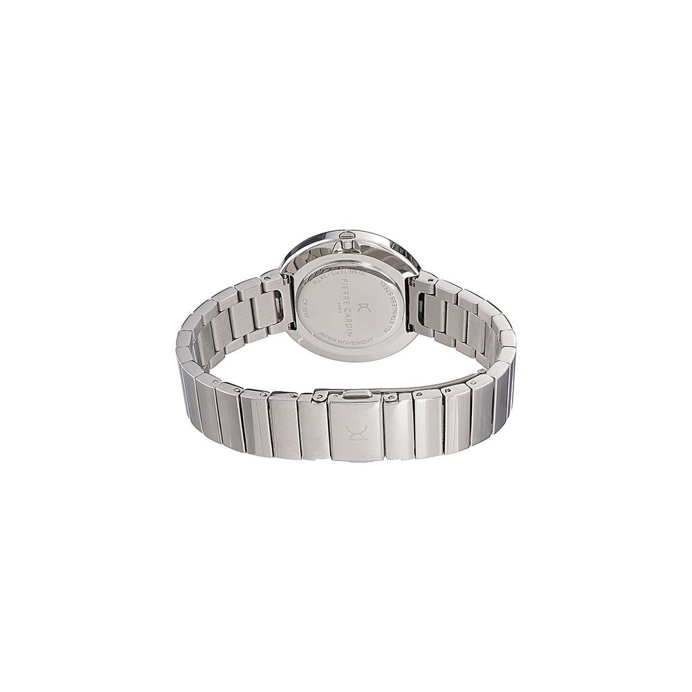 Pierre Cardin Gray Stainless Steel Dress Watch