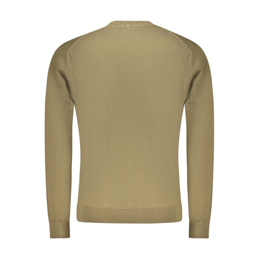 Napapijri Verde Cotton Men's Long-Sleeve Shirt