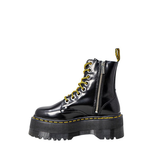 Dr. Martens Black Leather Lace-Up Boots