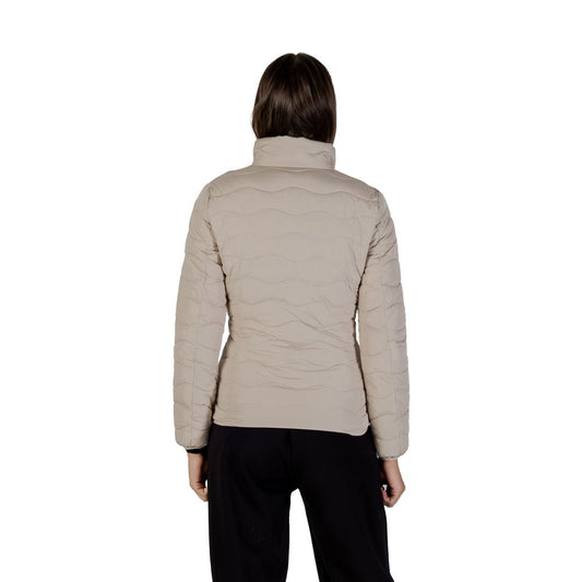 EA7 Emporio Armani Beige Polyester Bomber