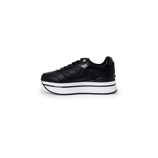 Guess Black Polyethylene Platform Sneakers