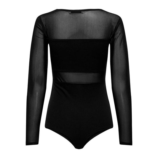 Only Black Cotton Bodysuit