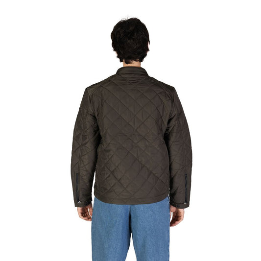Replay Green Polyamide Biker Jacket