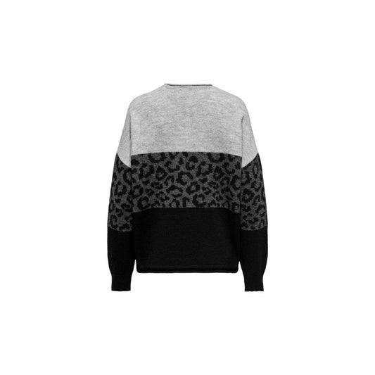 Only Gray Marabou Sweatshirt