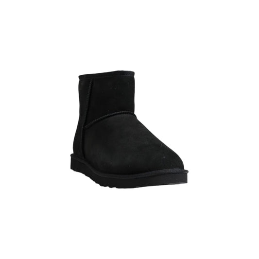 UGG Black Suede Leather Ankle Boots