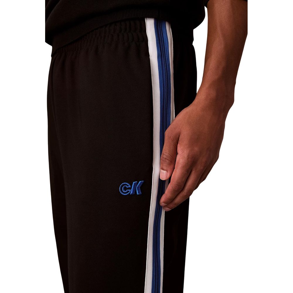 Calvin Klein Jeans Black Polyester Joggers (Workout Pants)