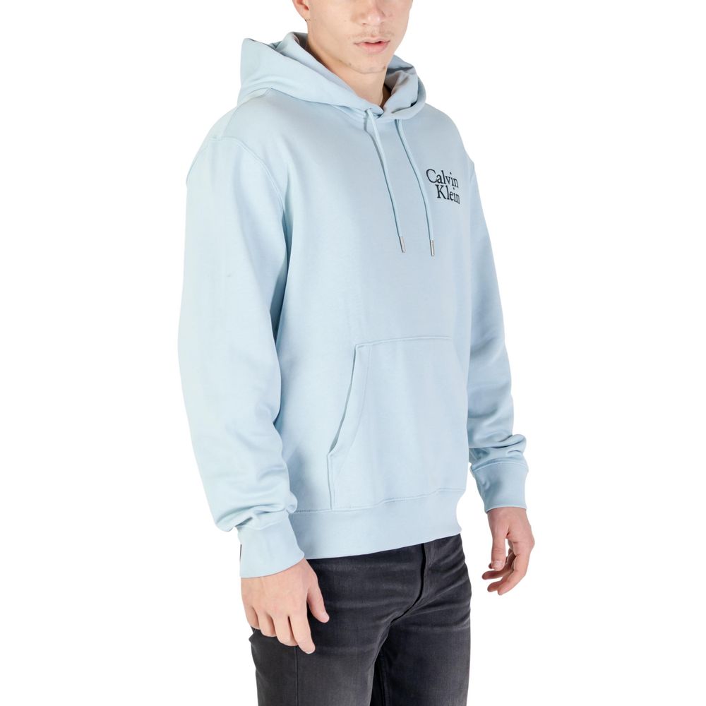 Calvin Klein Jeans Blue Cotton Hoodie
