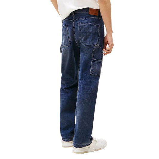 Tommy Hilfiger Jeans Blue Recycled Cotton Relaxed Fit Jeans