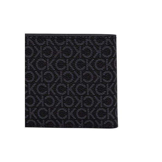 Calvin Klein Black Recycled Polyester Wallet
