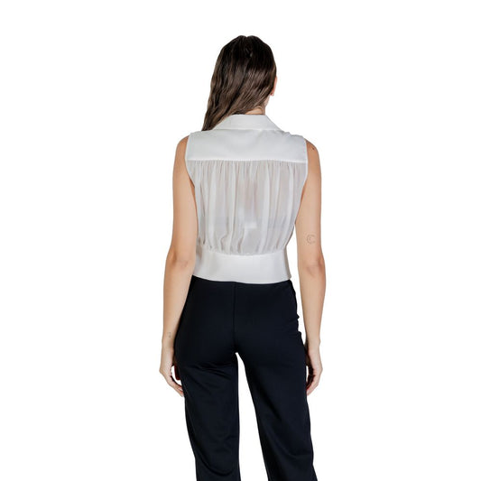 Morgan De Toi White Polyester Blouse