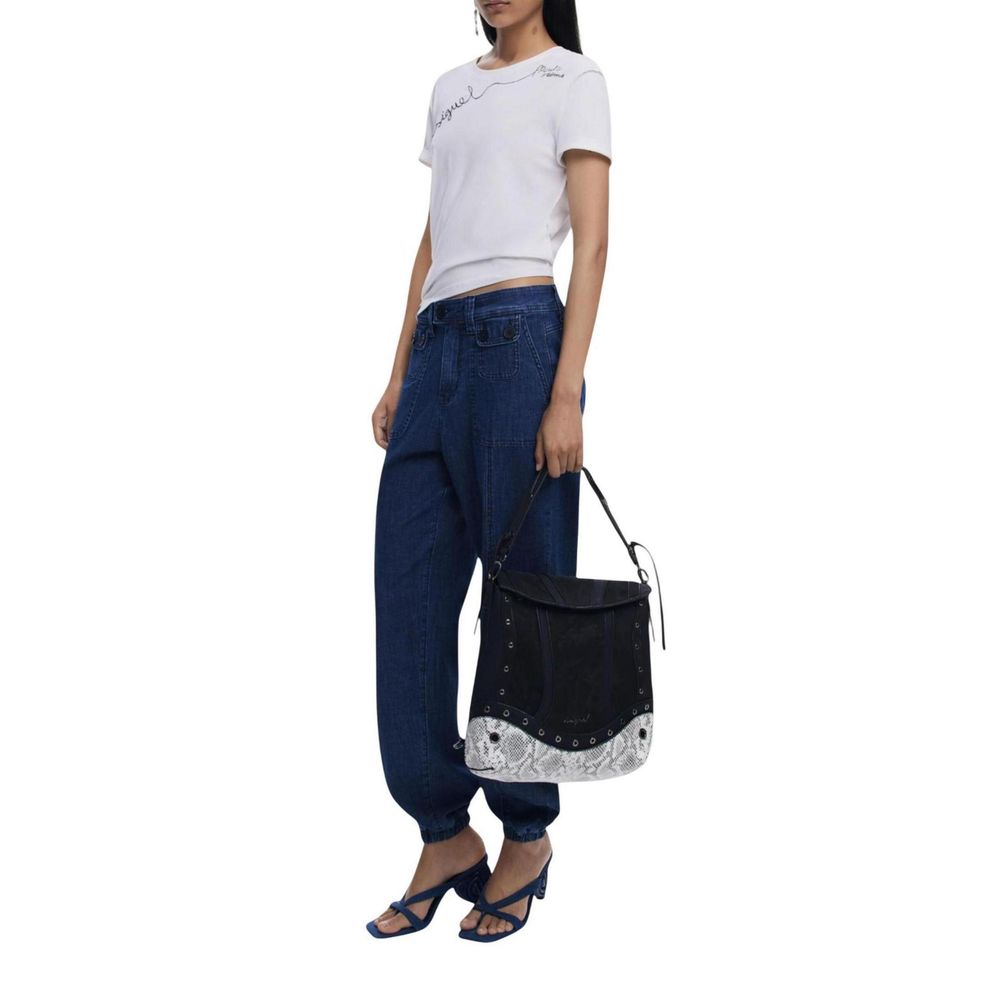 Desigual Black Polyethylene Backpack