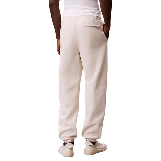 Calvin Klein Jeans Beige Cotton Joggers (Workout Pants)