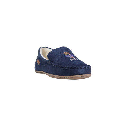 Ralph Lauren Blue Suede Leather Slippers