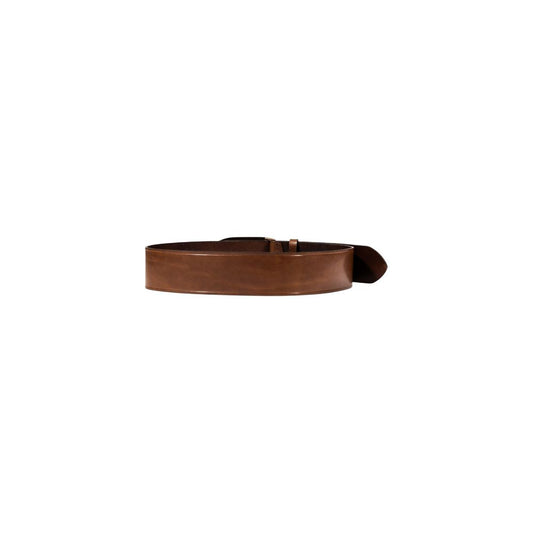 Liu Jo Brown Leather High-Waist Belt