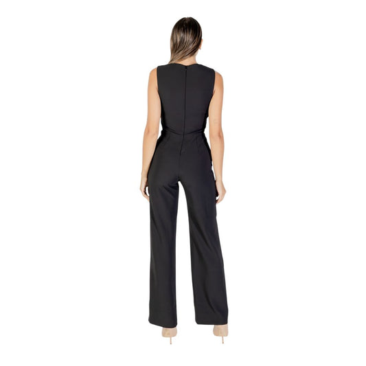 Rinascimento Black Polyester Jumpsuit