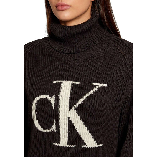 Calvin Klein Jeans Black Cotton Sweatshirt