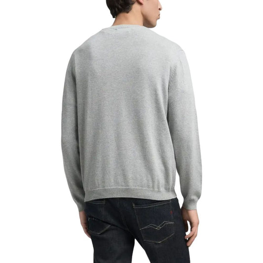 Replay Gray Cotton Sweatshirt