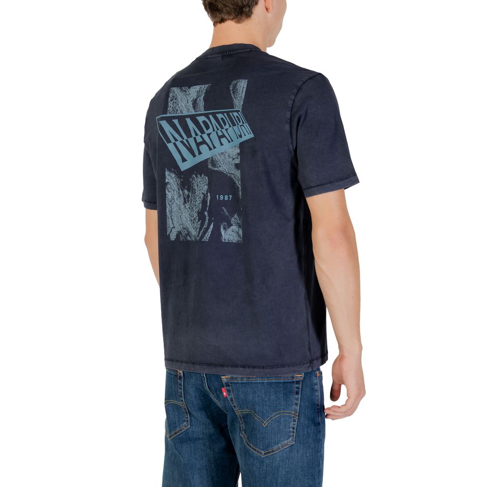 Napapijri Blue Cotton T-Shirt