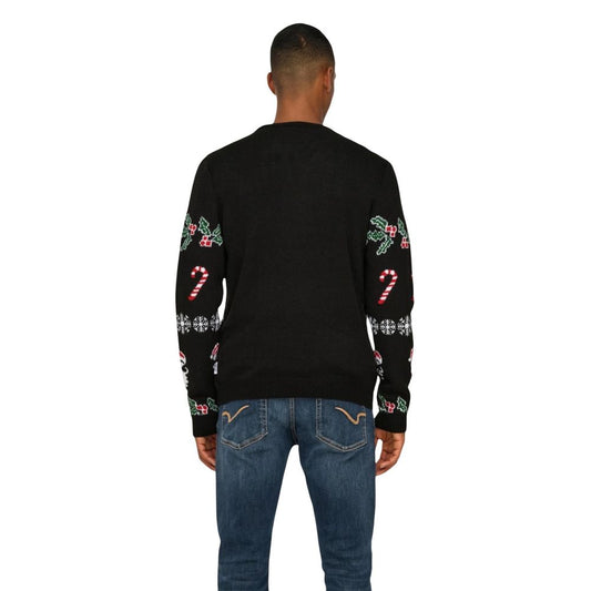 Only & Sons Black Marabou Sweatshirt