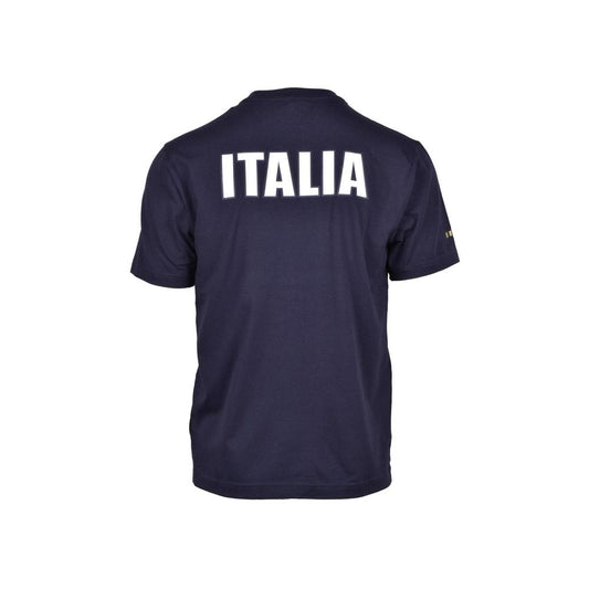 EA7 Emporio Armani Blue Cotton T-Shirt