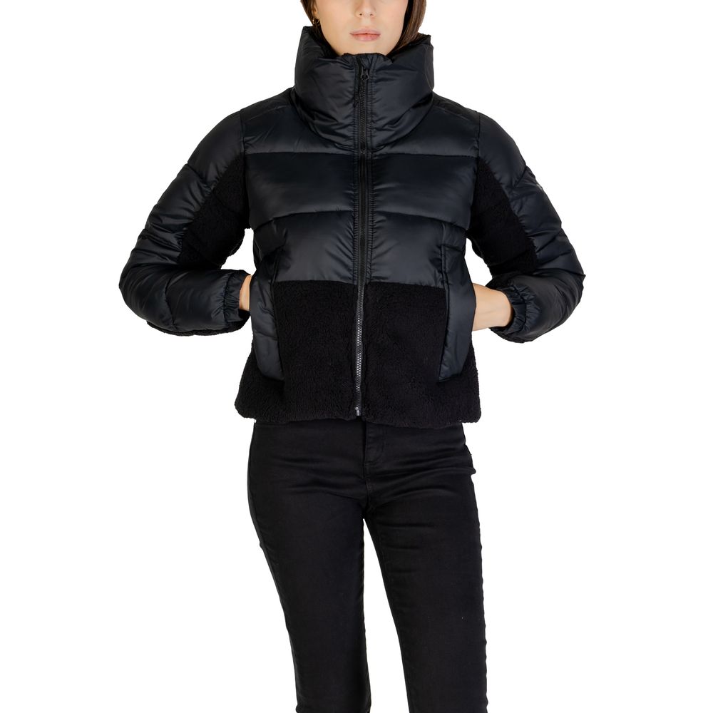 Columbia Black Polyester Full-Length Jacket