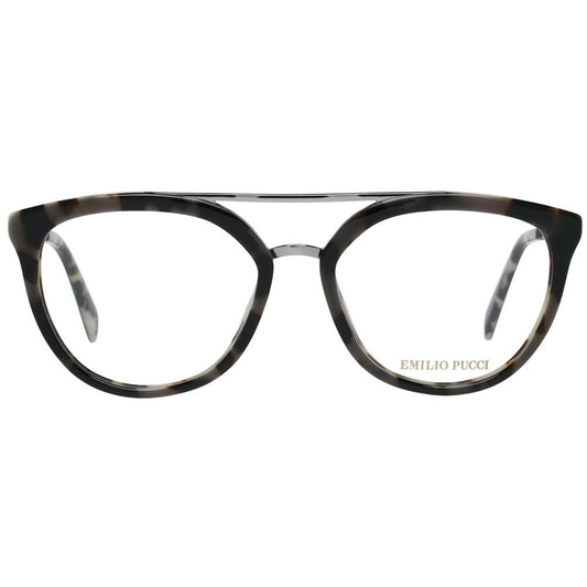 Emilio Pucci Brown Metal & Plastic Glasses (Frames)
