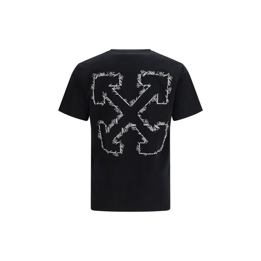 Off-White Black Cotton T-Shirt