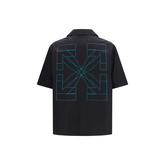 Off-White Black Cotton Shortsleeve Shirt