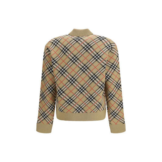 Burberry Beige Wool Bomber