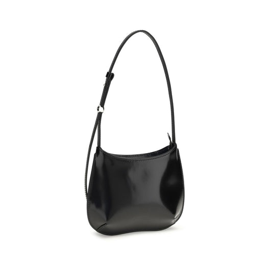 Jacquemus Black Calf Leather Bos Taurus Shoulder Bag