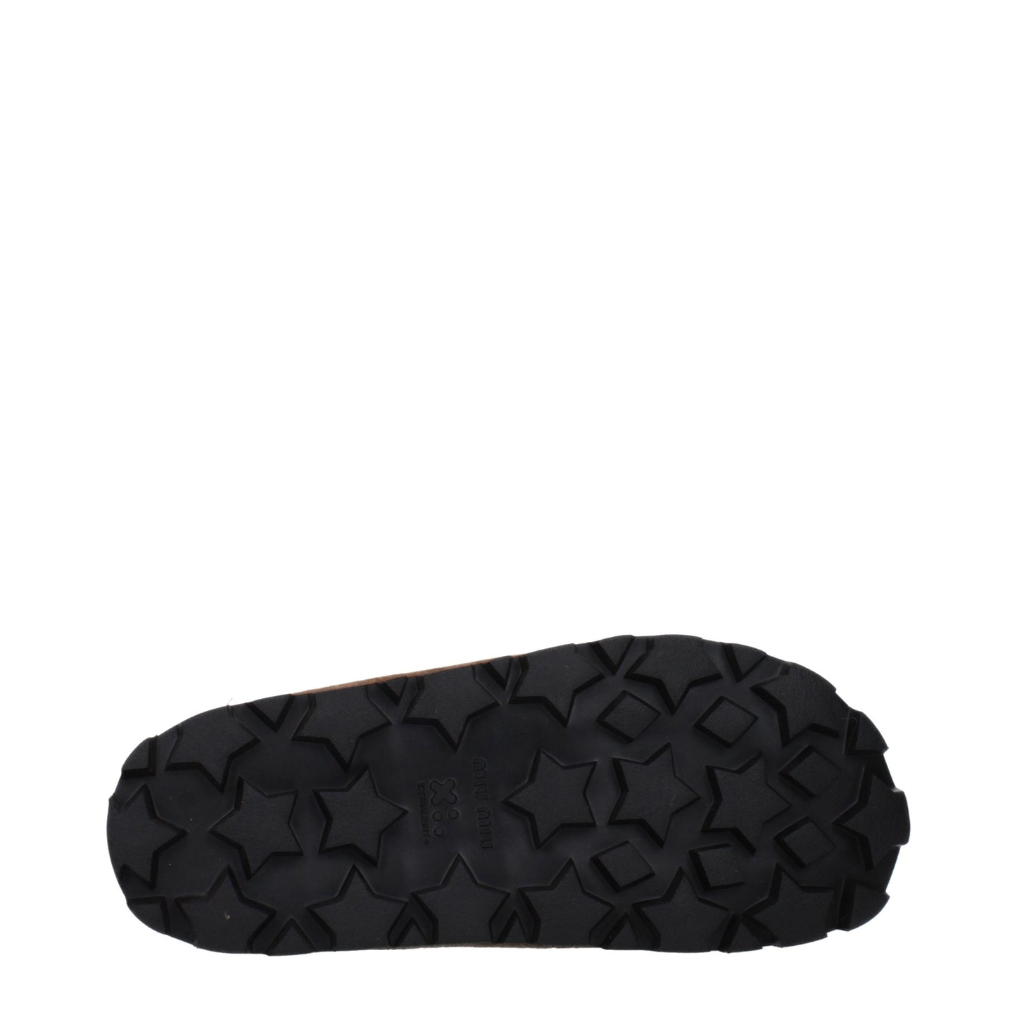 Miu Miu Brown Leather Slippers