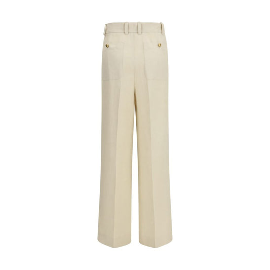 P.A.R.O.S.H. Beige Viscose Casual Pants