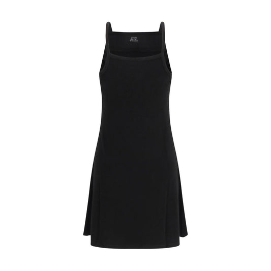 Courrèges Black Viscose Casual Dress
